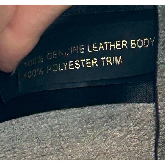 Rebecca Minkoff Sherry Leather Dog Clip Tote Shoulder Bag Zip Top Grey Taupe - Picture 8 of 16